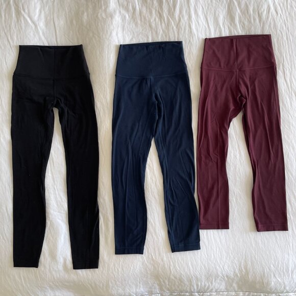 Pair of 3 Lululemon Leggings Bundle (sz 2) - Picture 2 of 6